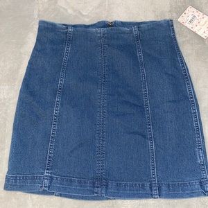 Free People Denim Skirt